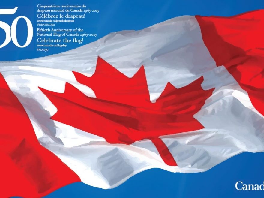 La bandera de Canadá celebra sus 50 años