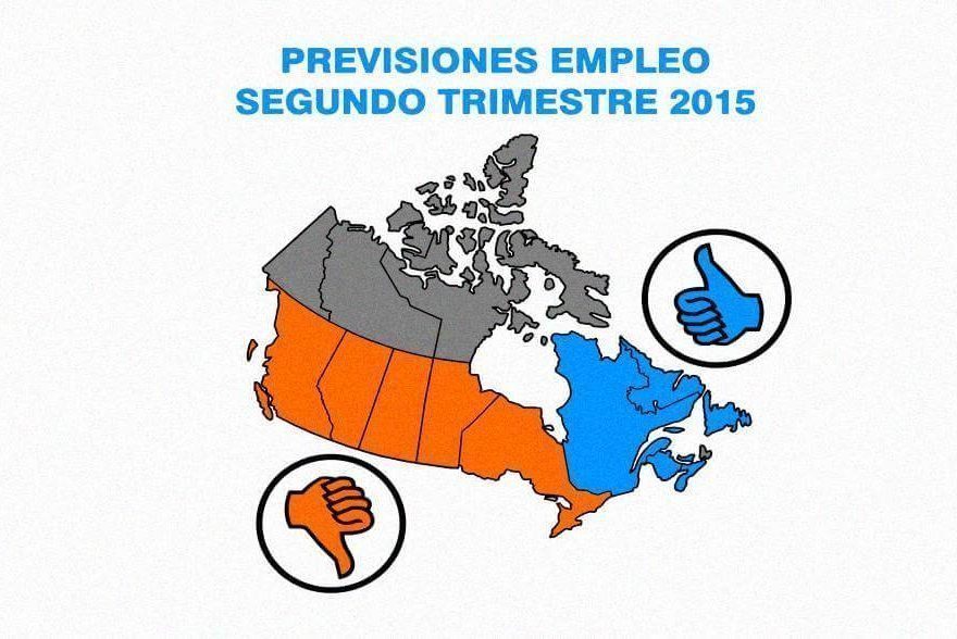 Estas son las perspectivas de empleo para la primavera 2015 en todo Canadá