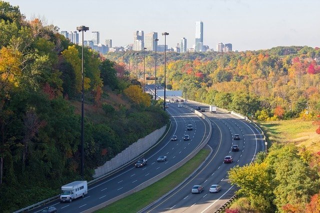 Ruta en Canadá