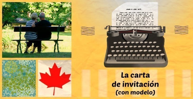 La carta de invitación a Canadá