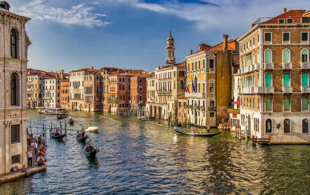 Gran canal Venecia Italia